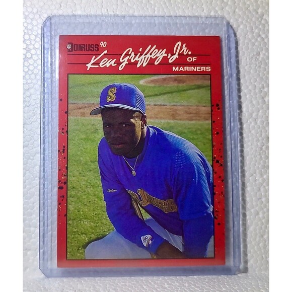 Ken Griffey Jr. 1990 Donruss MLB #365 Baseball Card Seattle Mariners - Picture 1 of 2